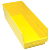 Yellow, 23-5/8" x 8-3/8" x 6" Shelf Bin (6 Per Carton)