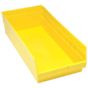 Yellow, 23-5/8" x 11-1/8" x 6" Shelf Bin (6 Per Carton)