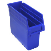 Blue, 11-5/8" x 4-1/8" x 8" Shelf Bin (36 Per Carton)
