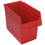 Red, 11-5/8" x 6-5/8" x 8" Shelf Bin (30 Per Carton)