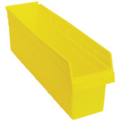 Yellow, 23-5/8" x 6-5/8" x 8" Shelf Bin (8 Per Carton)