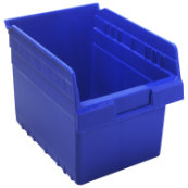 Blue, 11-5/8" x 8-3/8" x 8" Shelf Bin (20 Per Carton)