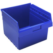 Blue, 11-5/8" x 11-1/8" x 8" Shelf Bin (8 Per Carton)