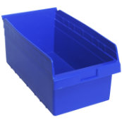 Blue, 17-7/8" x 11-1/8" x 8" Shelf Bin (8 Per Carton)