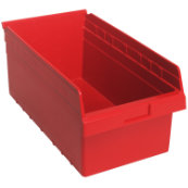 Red, 17-7/8" x 11-1/8" x 8" Shelf Bin (8 Per Carton)