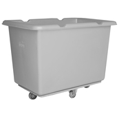 Grey, 39" x 27" x 30", 3" Diamond Casters,  10 Bu. / 12 Cu. Ft., 400lb Cap., Heavy Duty Starcart