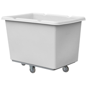 Grey, 41" x 29" x 31", 3" Diamond Casters,  12 Bu. / 15 Cu. Ft., 400lb Cap., Heavy Duty Starcart