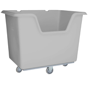 Grey, 46" x 31" x 39", 5" Diamond Casters,  18 Bu. / 21 Cu. Ft., 900lb Cap., Easy Access Starcart