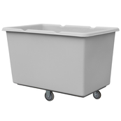 Grey, 53" x 35" x 38", 5" Diamond Casters,  19 Bu. / 24 Cu. Ft., 800lb Cap., Heavy Duty Starcart