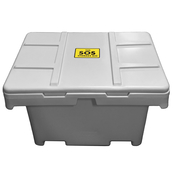 Grey, 42" x 29" x 30", 11 Cu. Ft. / 1000lb Cap., SOS Storage Bin