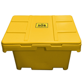 Yellow, 42" x 29" x 30", 11 Cu. Ft. / 1000lb Cap., SOS Storage Bin