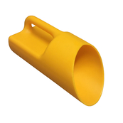 Yellow, 13" x 7" Diam., 4 Liters, SOS Bin Scoop